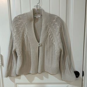 CAbi shrug, size small, tan